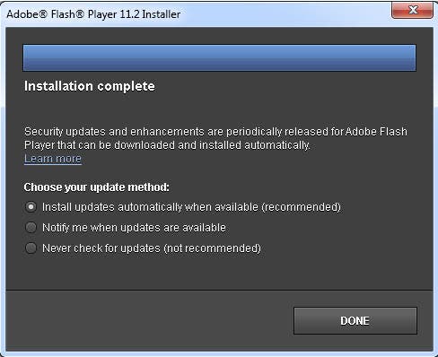 Adobe Flash Player Update Manual Download